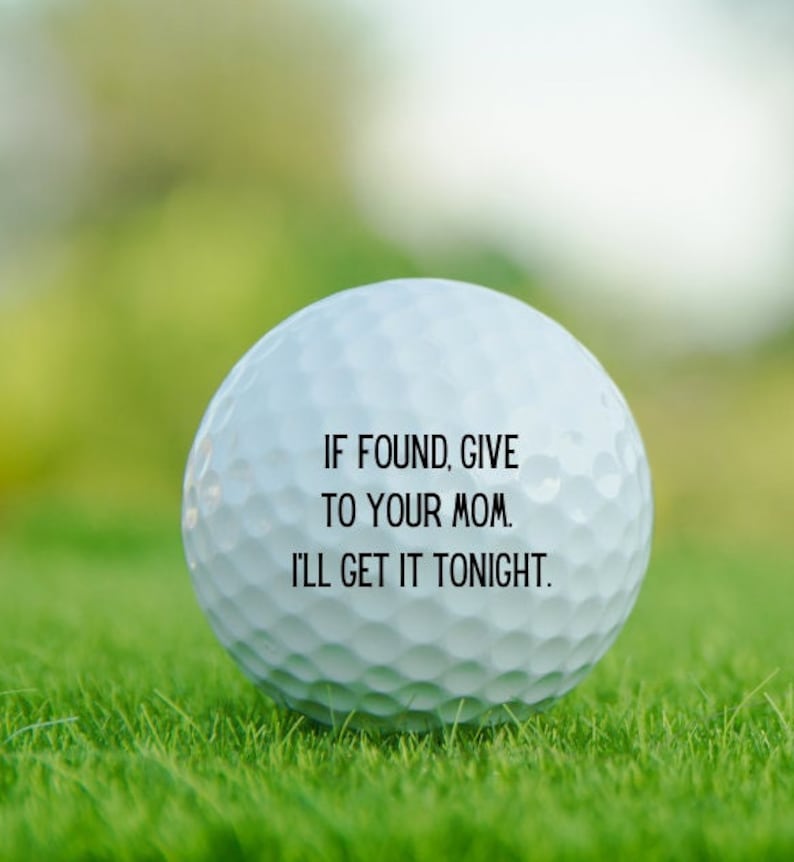 If Found Give to Mom Golf Ball Funny Golf Ball Joe Biden Golf Ball Golf