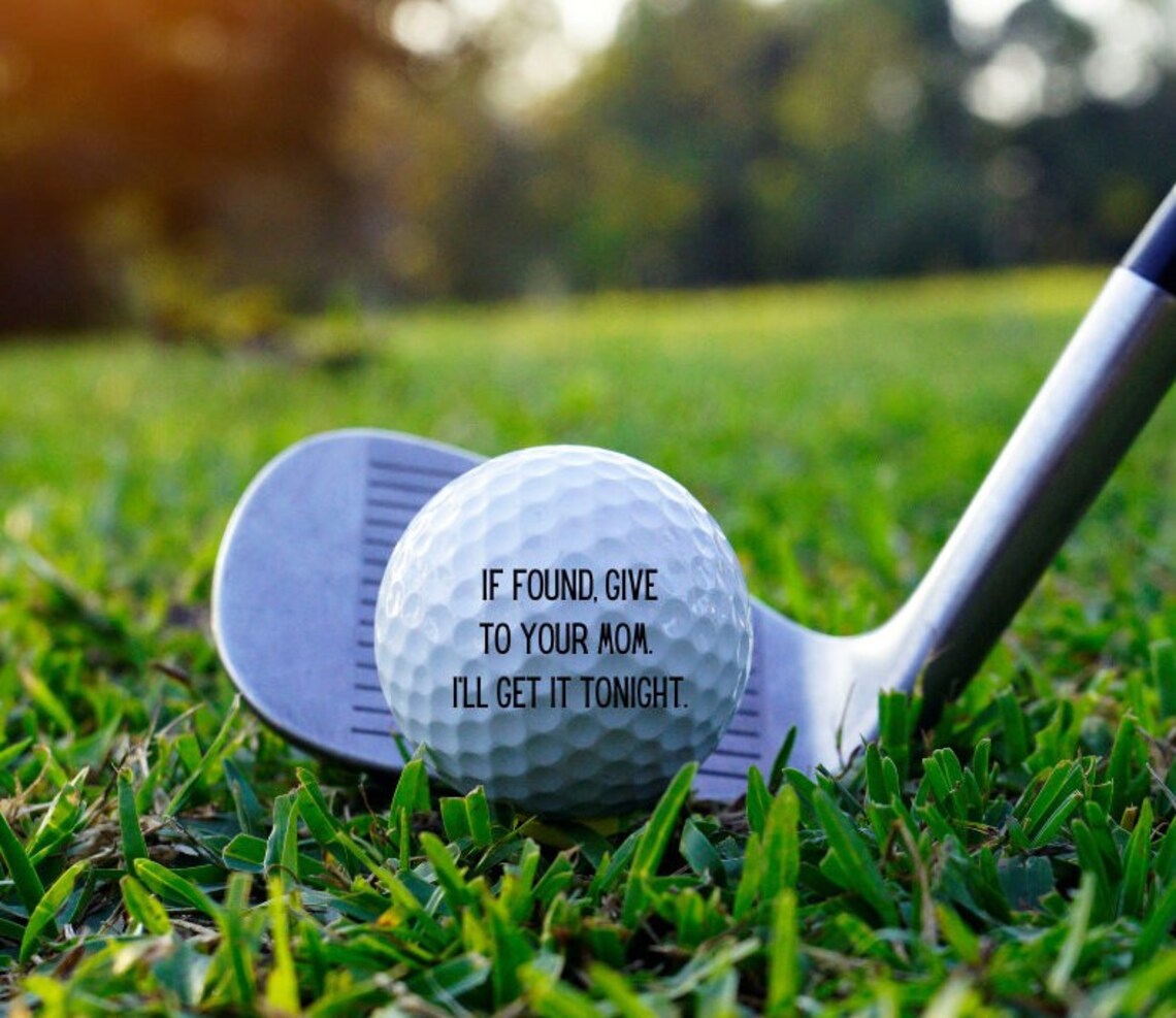 If Found Give to Mom Golf Ball Funny Golf Ball Joe Biden Golf Ball Golf