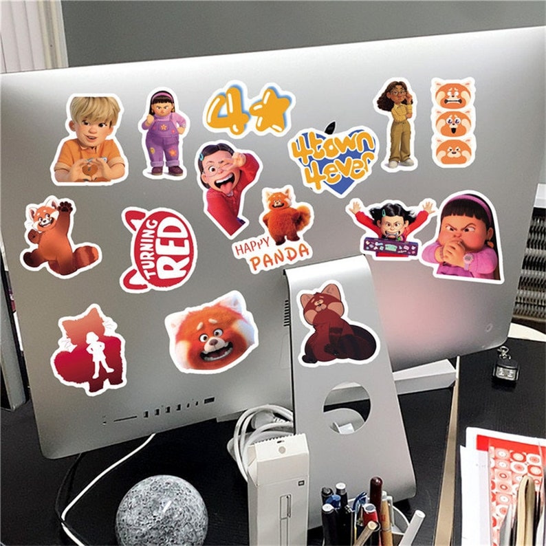 50 PCS Turning Red Stickers Turning Red Panda Stickers Etsy UK