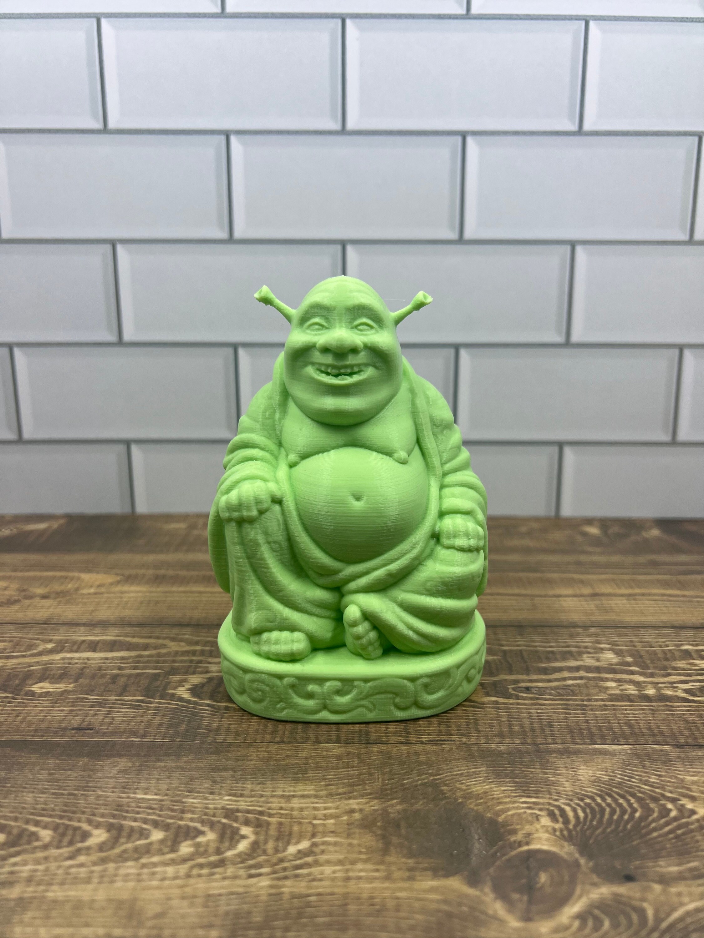 Buddha Shrek Funny Desk Decoration & Great Gag Gift Desk Etsy UK