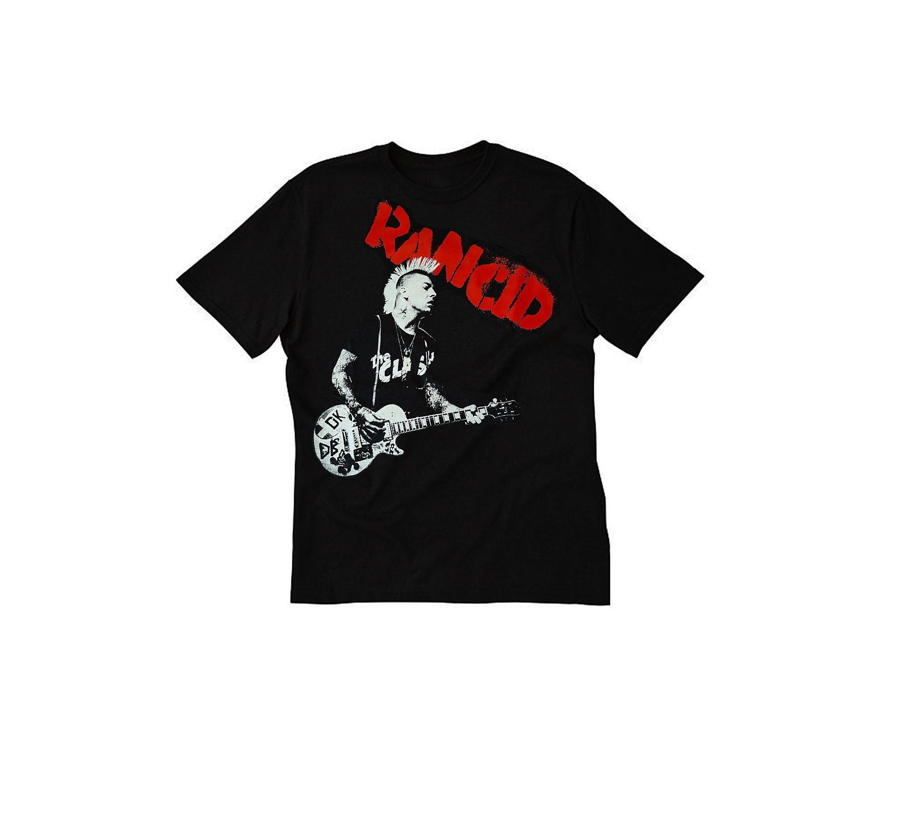 Discover Punk rock band Rancid playing guitar T-shirt