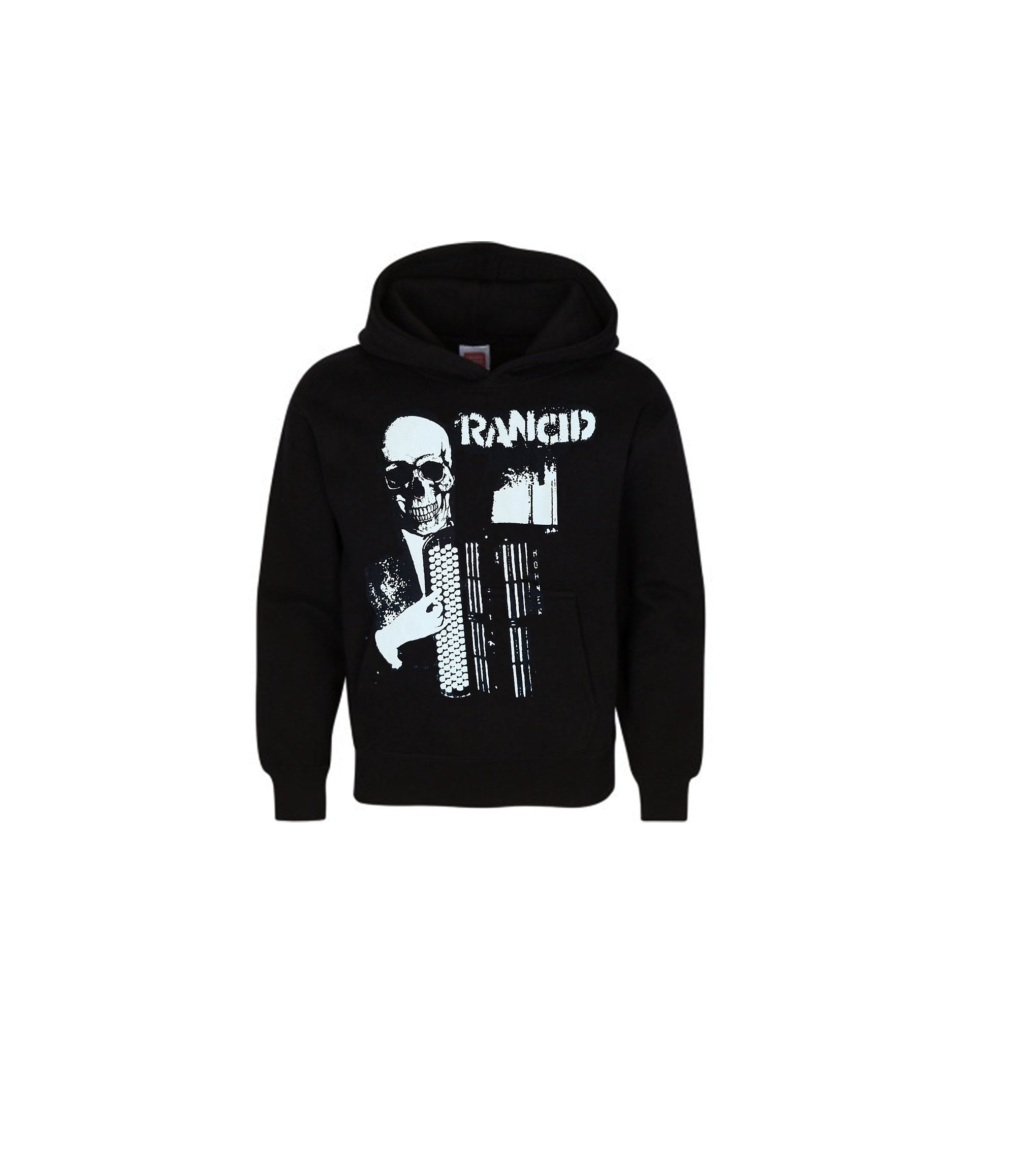 Discover Punk rock band Rancid #1 Black & White HOODIE