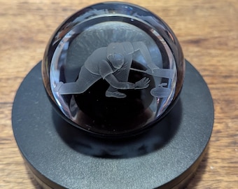 Unique curling paperweight