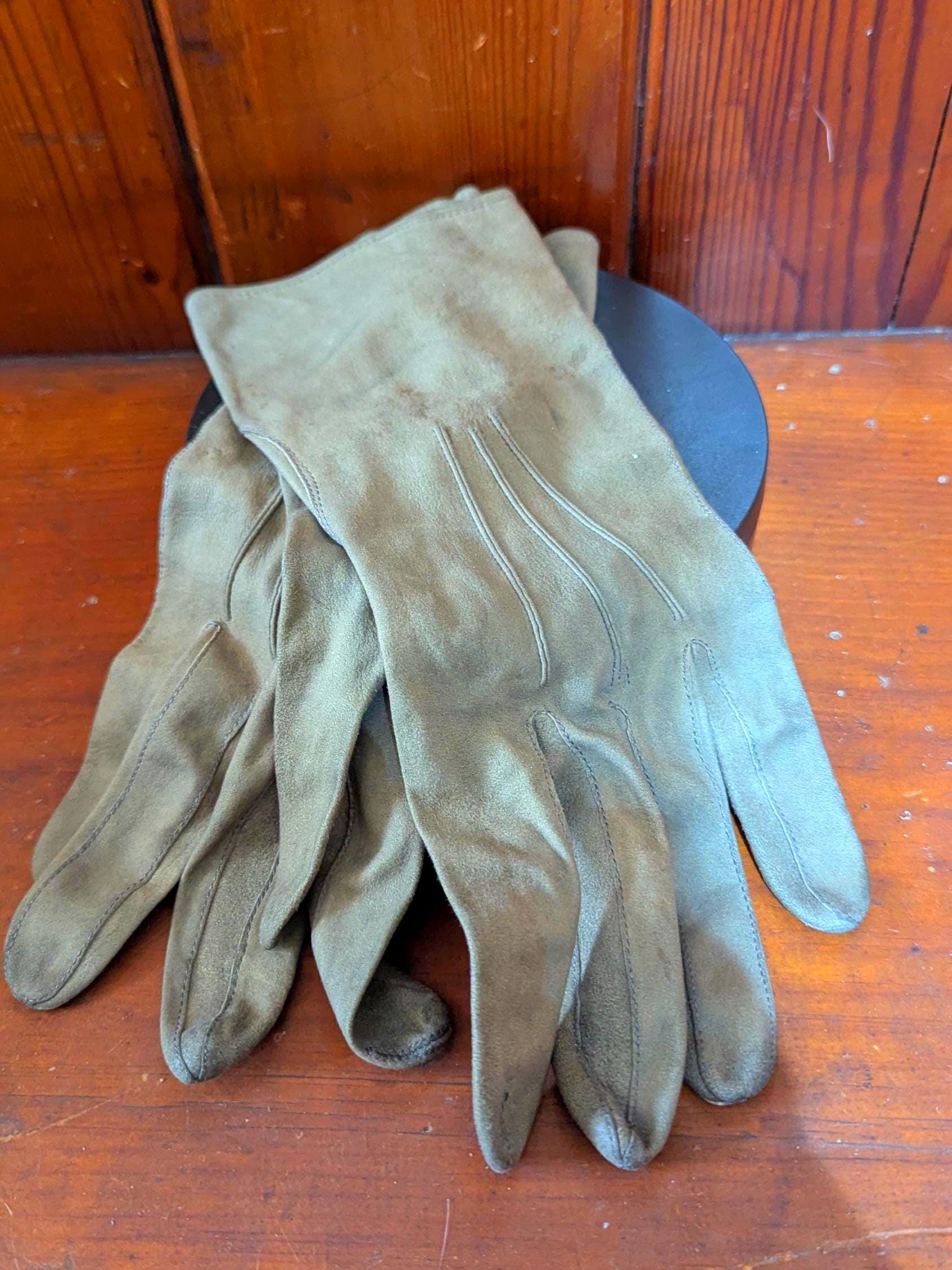 Gants Perrin Taille S Bleu Marine - Neuf Avec étiquettes, Style Marin En Polyester