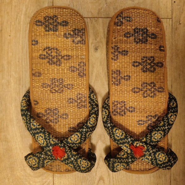 sandales japonaises vintage