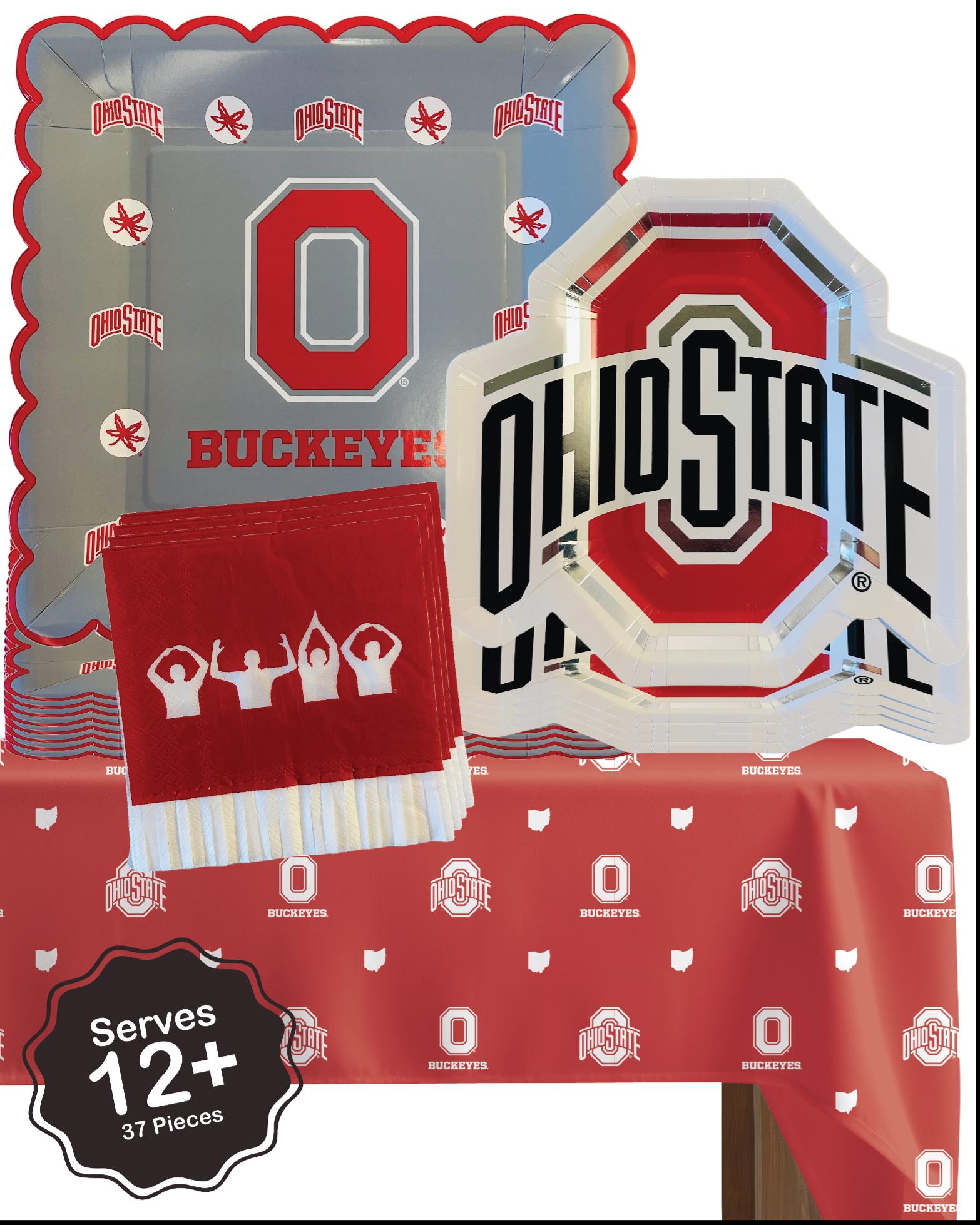 Ohio State Party Supplies Birthday Party, OSU Graduation Decorations