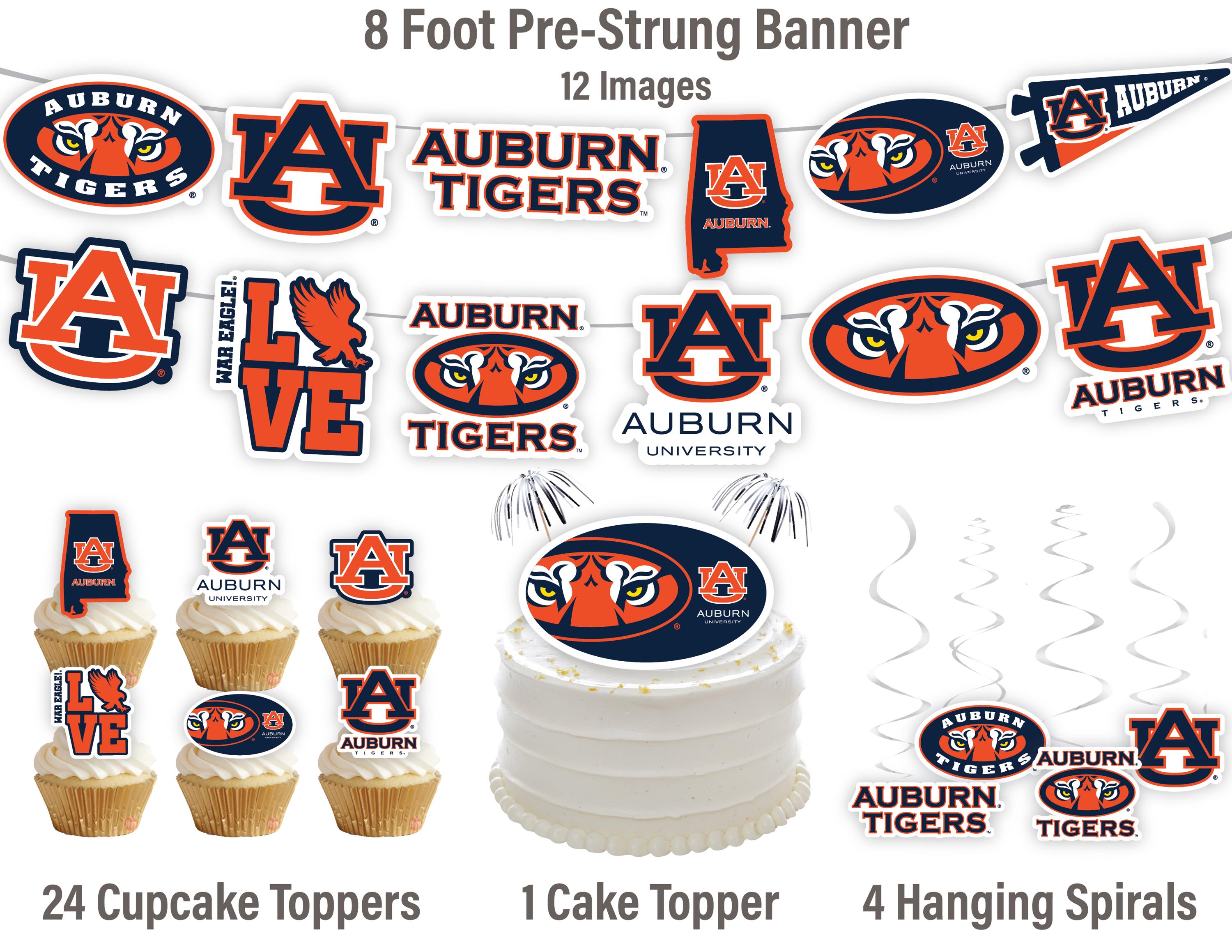 YouTheFan Auburn Tigers 6"x19" 3D Stadium View Banner