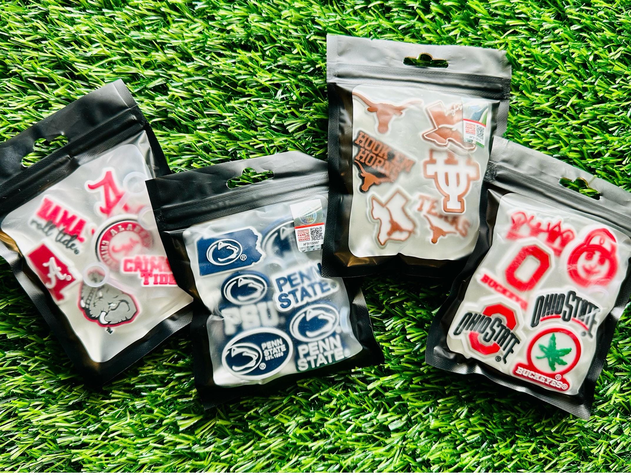 Georgia Bulldogs Straw Covers (6-Pack) For 40oz Stanley Cups - 10mm Silicone Game Day Accessories