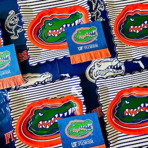 Florida Gators Party Supplies, Birthday, Graduation Decorations, Football Game UF Tableware (37 Pieces, Serves 12)