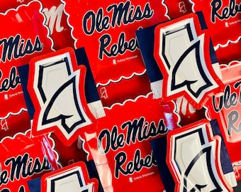 Ole Miss Rebels Party Supplies, Birthday, Graduation Decorations, Football Game Ole Miss Tableware (37 Pieces, Serves 12)
