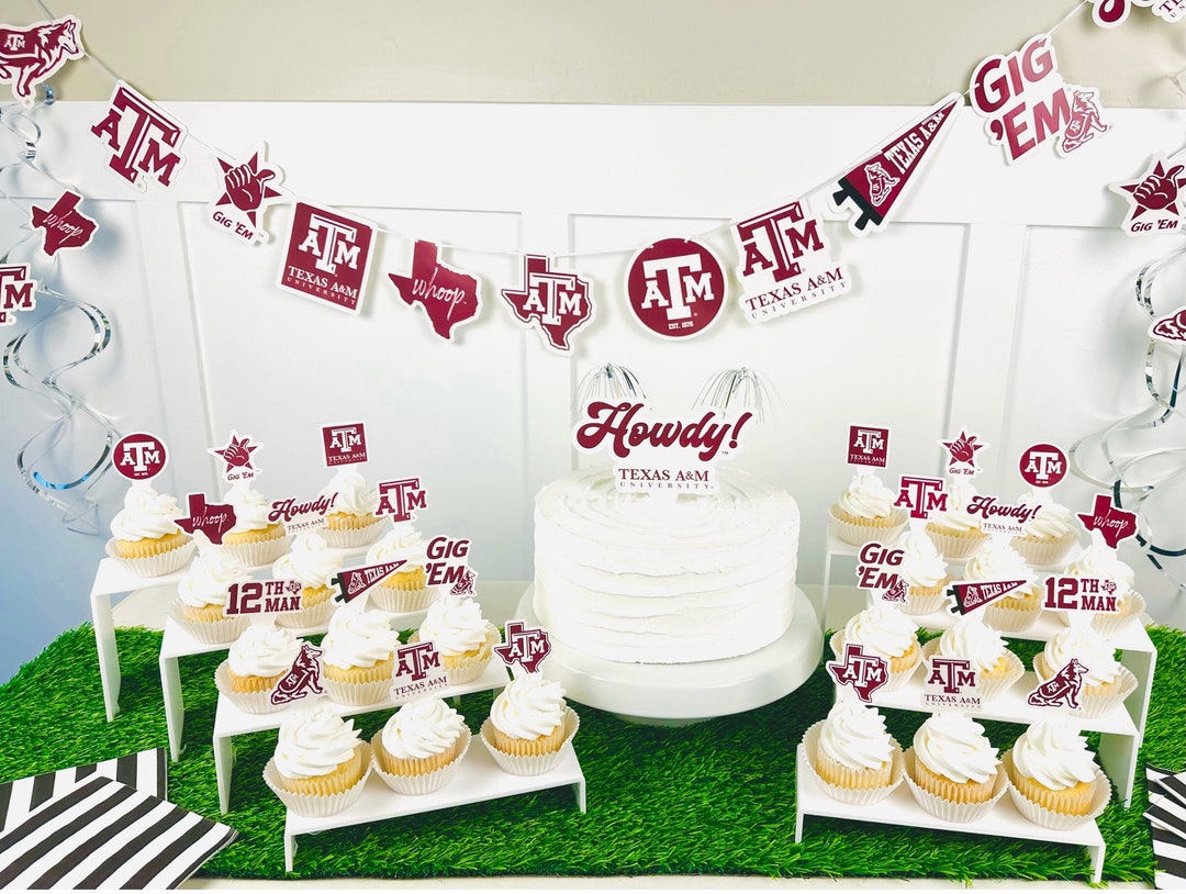 Texas A&M Party Supplies Birthday Party, Texas AM Graduation