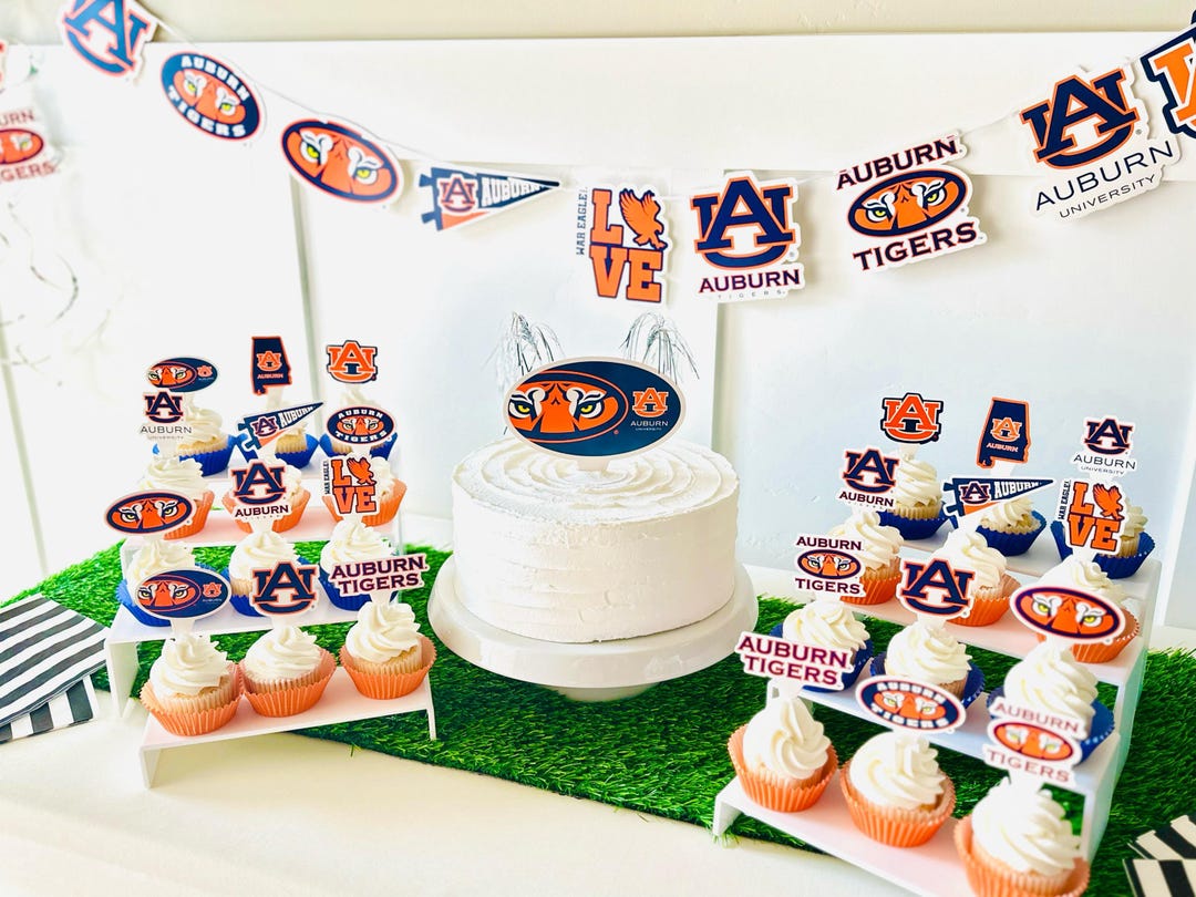 Auburn Tigers Party Supplies Birthday Party, Auburn Tigers Graduation