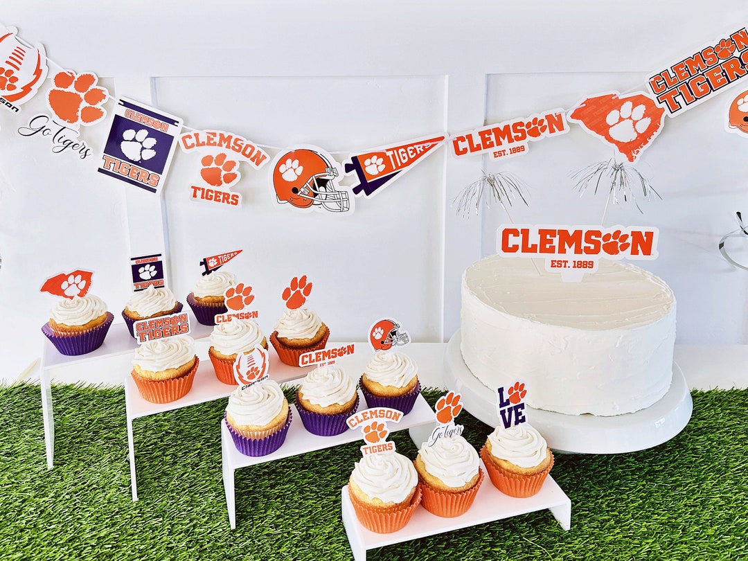 Clemson Tigers Party Supplies, Birthday Party, Graduation Decorations