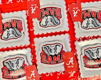Alabama Crimson Tide Party Supplies, Birthday, Graduation Decorations, Football Game University of Alabama Tableware (37 Pieces, Serves 12)