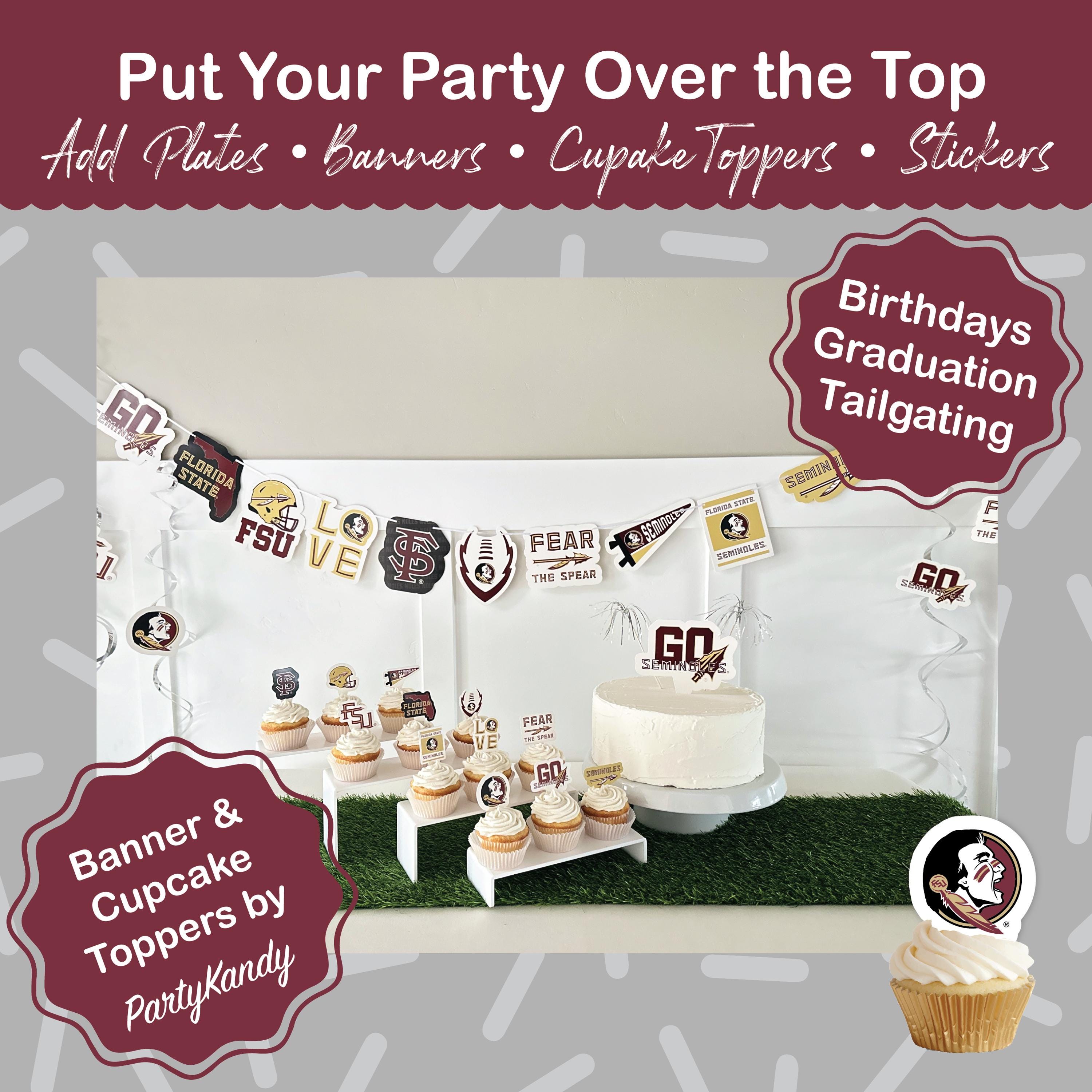FSU Seminoles Party Supplies, Birthday, Graduation Decorations ...