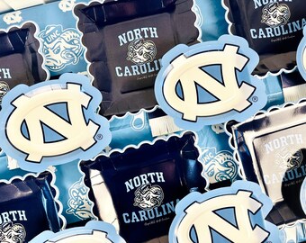 UNC Tar Heels Party Supplies, Birthday, Graduation Decorations, Football Game University of North Carolina Tableware (37 Pieces, Serves 12)