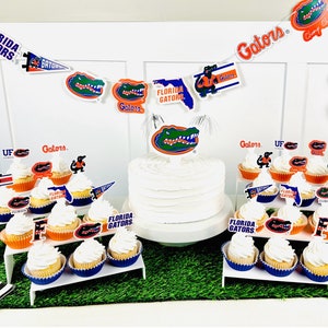 Florida Gators Party Supplies, Birthday Party, Graduation Decorations, Football Game University of Florida Party Decorations (45 Pcs)