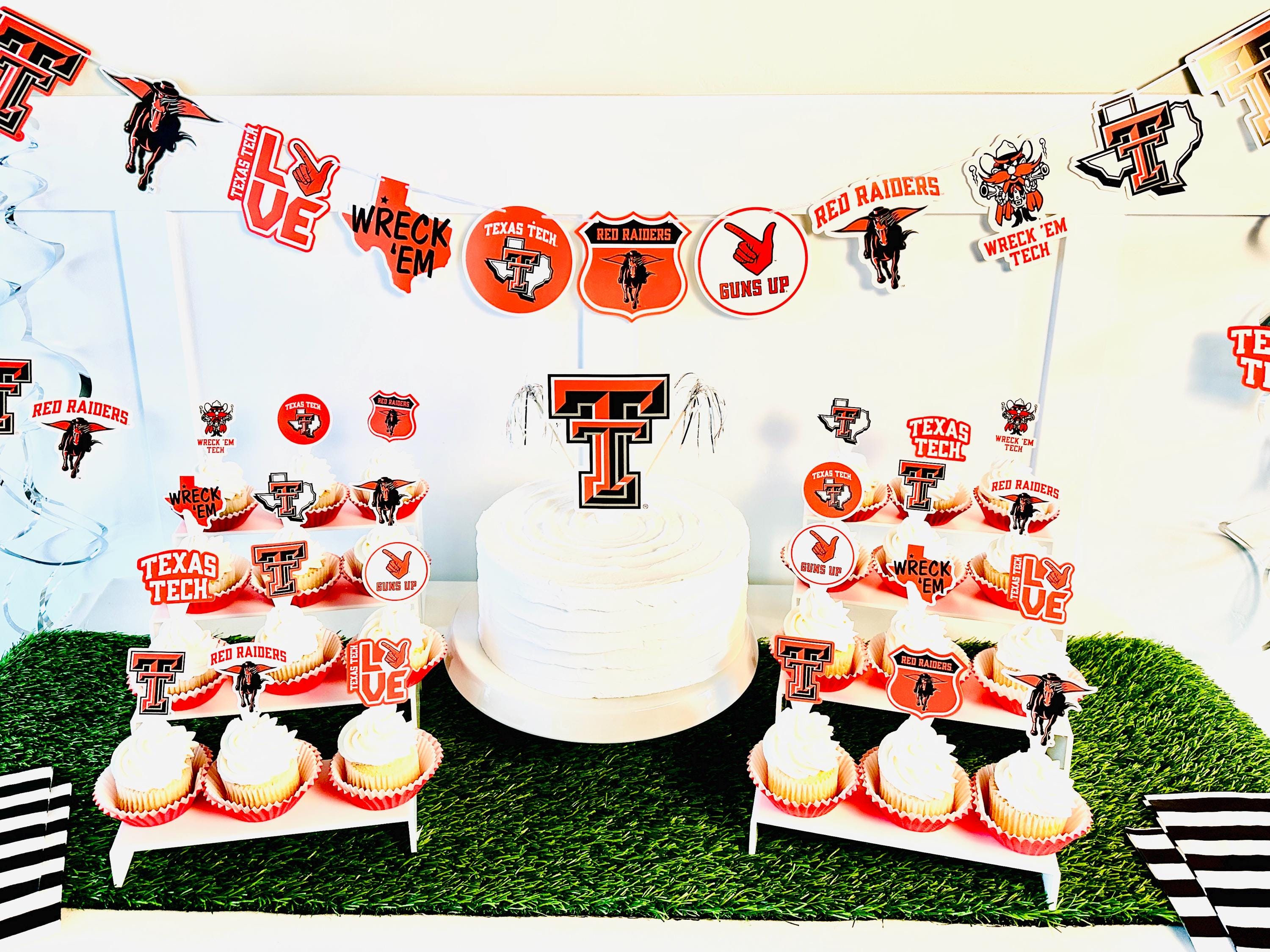 Texas Tech Party Supplies, Birthday Party, Graduation Decorations