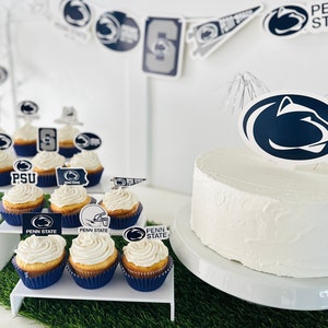 Penn State Party Supplies, Birthday Party, Graduation Decorations, Game Day and Penn State Nittany Lions Football Party Decorations (45 Pcs)