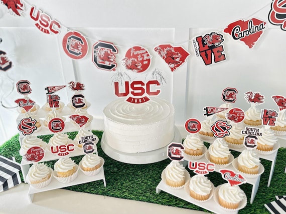 South Carolina Gamecocks Party Supplies, Birthday, Graduation Decorations, Football Game Tailgate USC Party Decorations (45 Pcs)