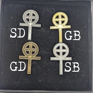 Gnostic Cross Die-Cast pin