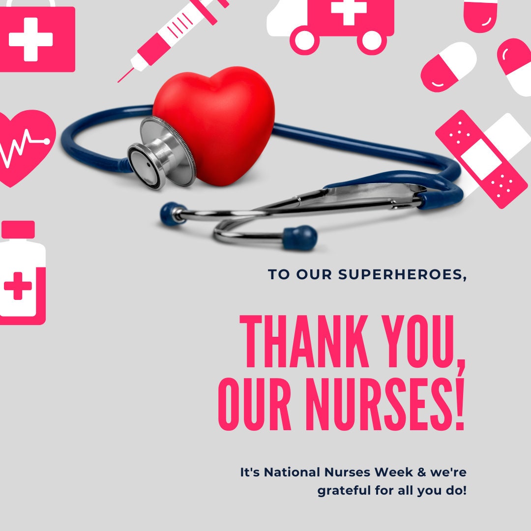 EDITABLE Nurses Appreciation Week Itinerary Poster National Nurse Appreciation Week Etsy