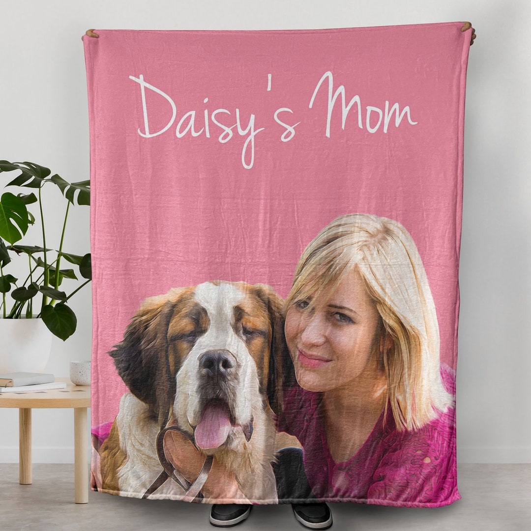 Personalized Blanket for Mothers Day, Customized Photo Throws, Fleece