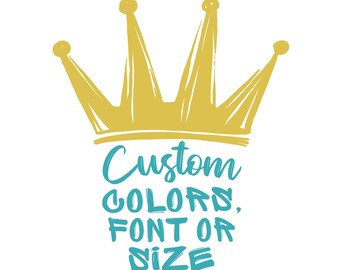 CUSTOM Colors, Font or Size on any Digital Product
