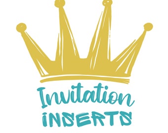 Digital Invitation Package - Add Back to Invitation or Additional Inserts and Thank You file