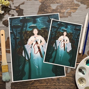 Lady of the Lake - Nimue - The Legend of King Arthur and His Knights of the Round Table