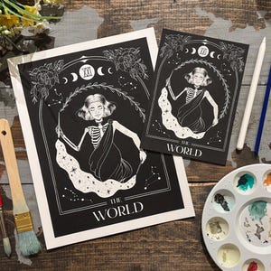 The World – Major Arcana Tarot Art Print