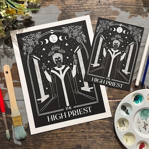 The High Priest – Major Arcana Tarot Art Print