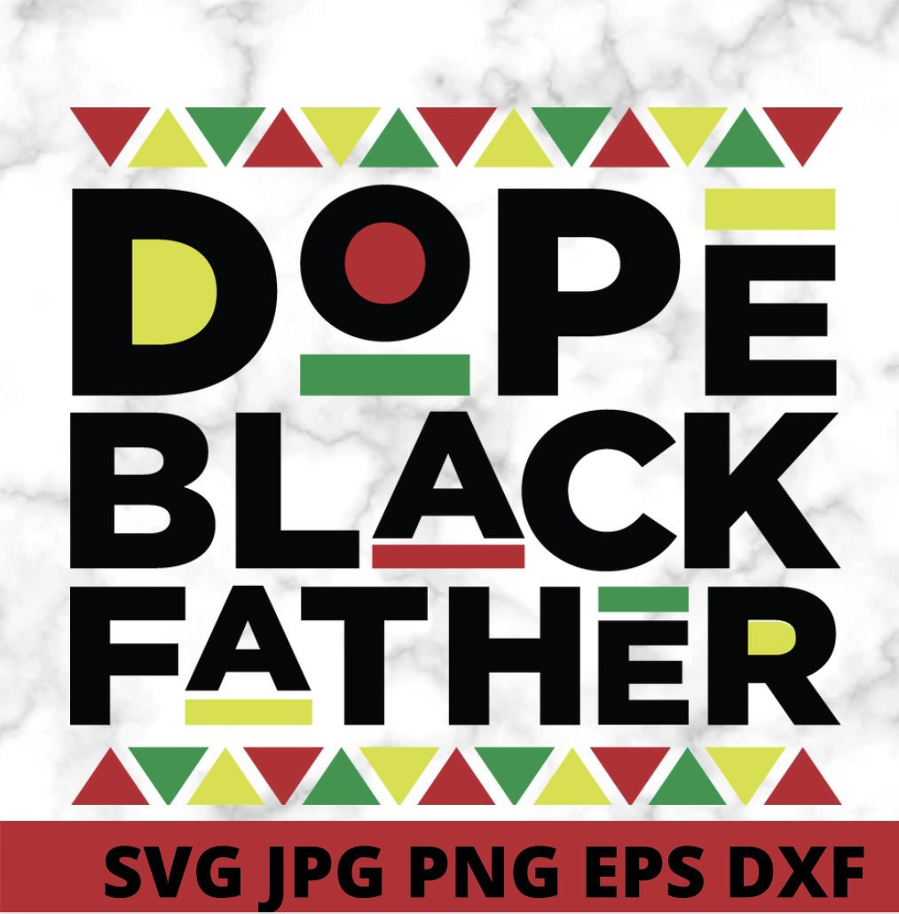 Black Family SVG Fathers Day SVG Black Mom Black Dad Black Daughter ...