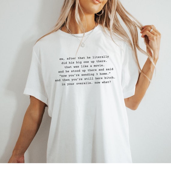 Leah Love Island Shirt Big One Up There In Your Overalls Love Island Season 6 Love Island USA Rob and Leah Shirt Like A Movie Leah Kateb
