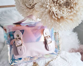 Trendy and chic pink handbag for women / Beautiful handbag pink