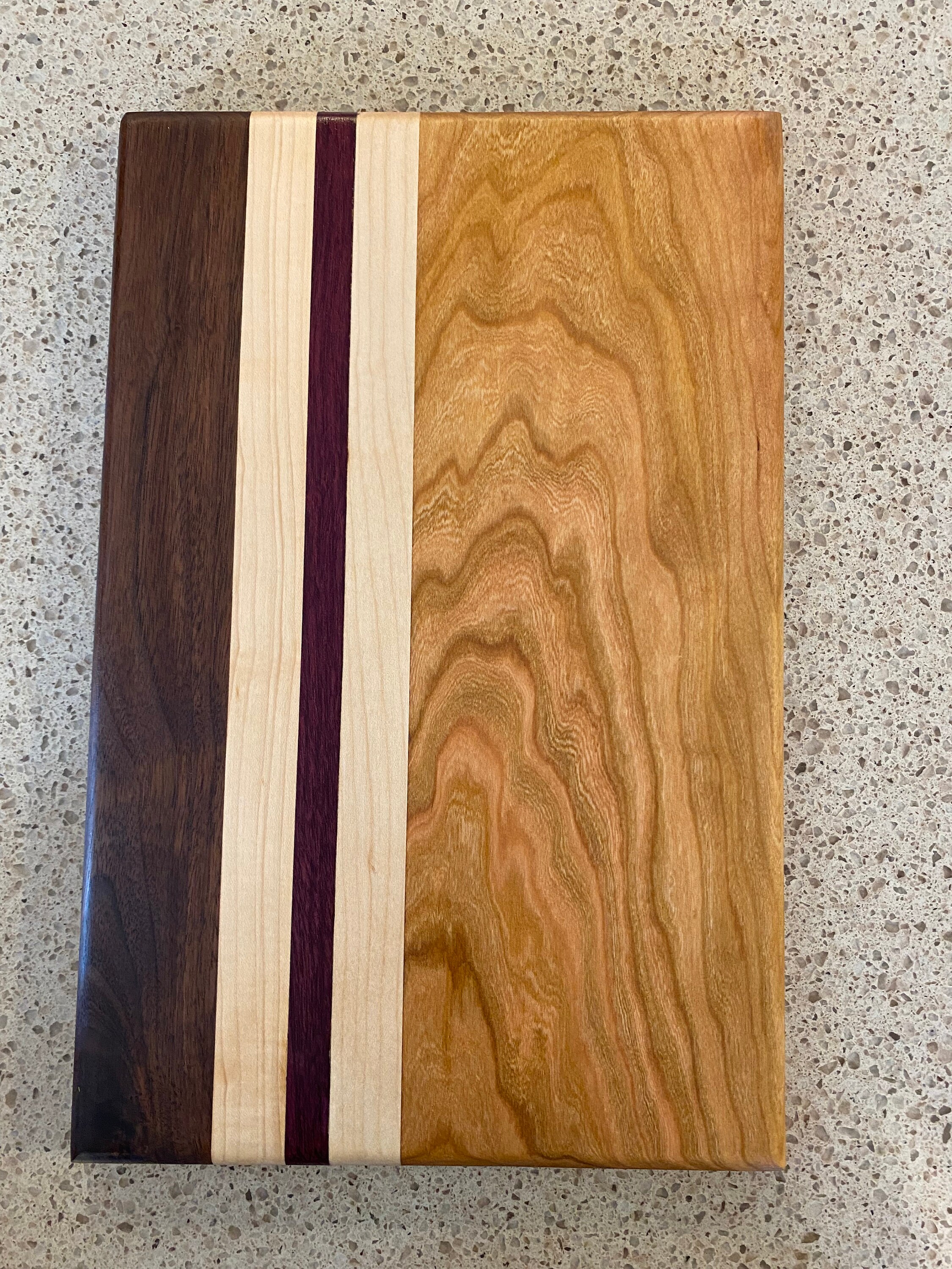 Large Cutting Board Walnut / Bloodwood / Maple / Purpleheart – JW