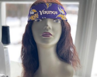 NFL Team Minnesota Vikings head band,