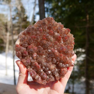 2 Lb XL Orange River Quartz Plate from South Africa 5″ *SEE DESCRIPTION*