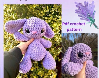 Floppy Ear Bunny Crochet Pattern - Etsy UK