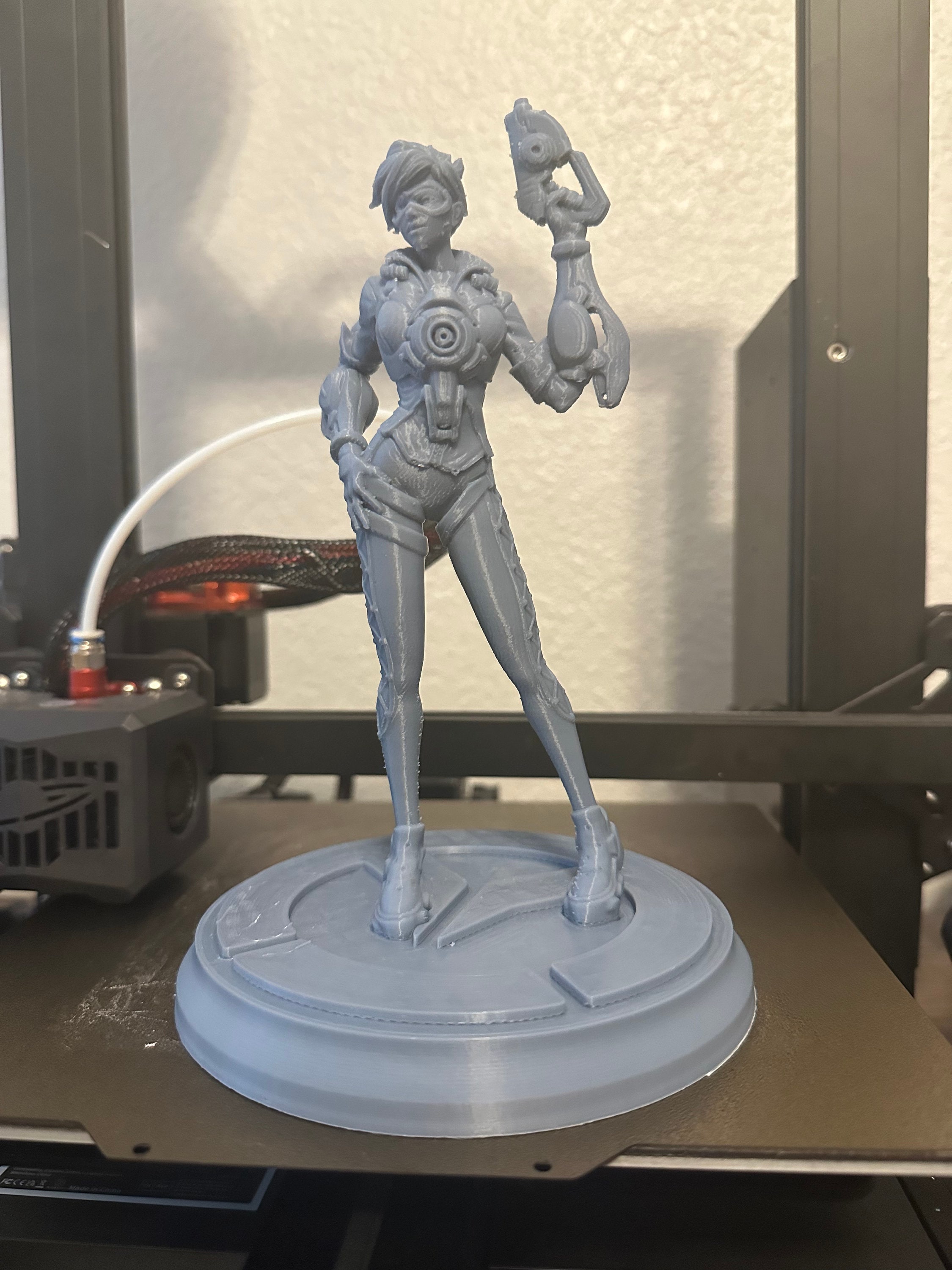 Overwatch Tracer Figurine Different Height Option Resin / Game 