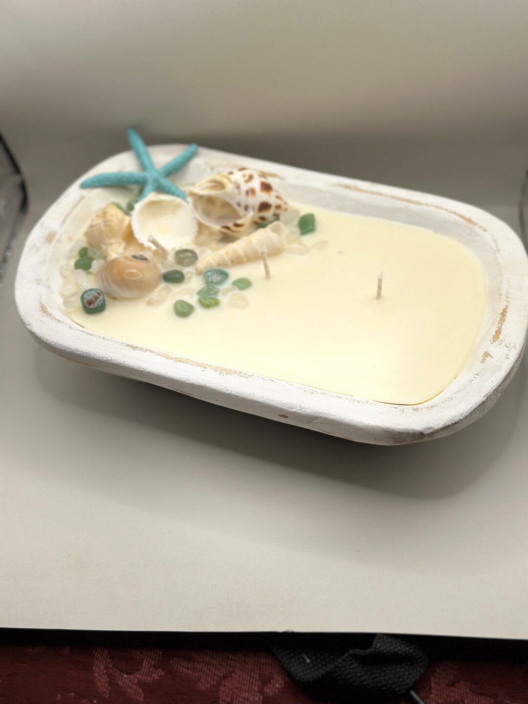 Botanical Garden Scented Dough Bowl Candle by Crazy About Candles