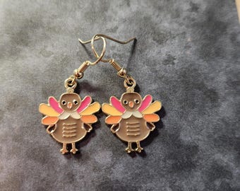 Thanksgiving   Turkey   Fall Earrings  Autumn Jewelry
