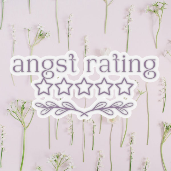 Angst Rating Sticker