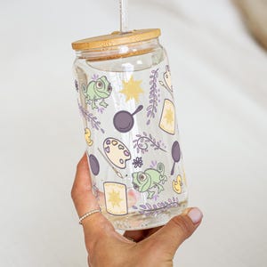 Verwarde bekerglas, Rapunzel Pascal-lantaarnontwerp, Sipperbeker, 16oz verzamelcadeau, merchandise prinsesfilmfan, verjaardagscadeau