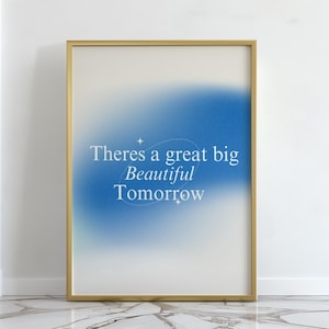 Carousel of Progress Tomorrowland Digital Print, Disney Wall Art Decor, Nerdy Wall Art, Great Big Beautiful Tomorrow eenvoudige kunst