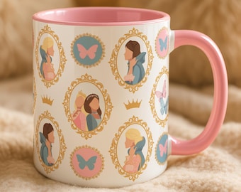 Princess and the Pauper illustration Mug | Nostalgic Anneleise & Erika design