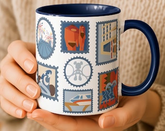 WDW Contemporary Resort Space Mountain and Monorail Design | Accent Coffee Mug