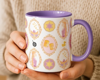 Rapunzel Tangled Disney Princess Accent Coffee Mug | 11oz 15oz