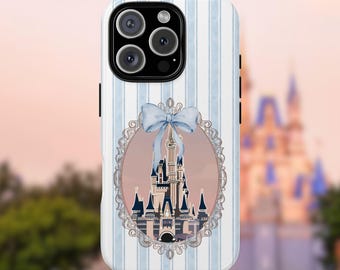 シンデレラ城マジックキングダムガーリーデザイン携帯ケース、WDWテーマ、ディズニープリンセスタフケース、保護カバー、ユニークなギフト