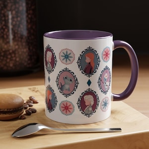 Frozen Anna Elsa Olaf Mug | Disney Princess Character Coffee Cup image 6